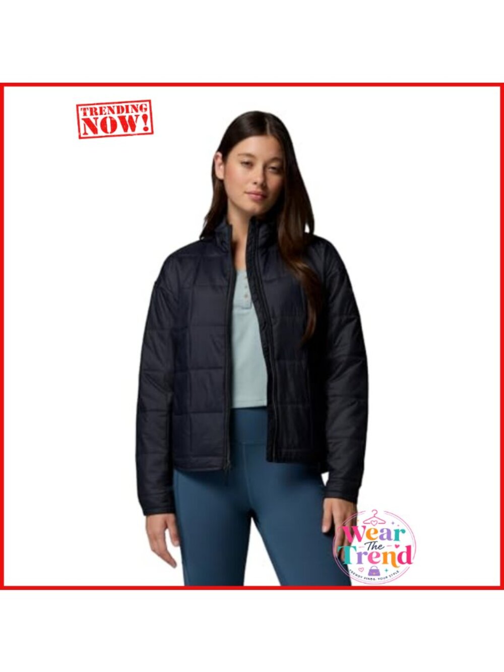 Quilted Lightweight Zip Jacket Omni-Shield Repellent Roll Up Cuffs